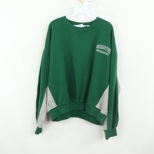 90s Mens Large Michigan State Athletics Sweatshirt